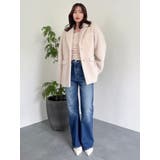 【セットアップ対応】フラワーシシュウベロアトップス | dazzlin | 詳細画像18 