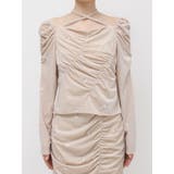 【セットアップ対応】フラワーシシュウベロアトップス | dazzlin | 詳細画像25 