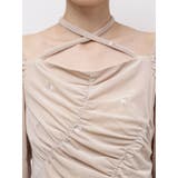 【セットアップ対応】フラワーシシュウベロアトップス | dazzlin | 詳細画像28 