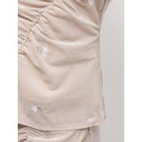 【セットアップ対応】フラワーシシュウベロアトップス | dazzlin | 詳細画像30 