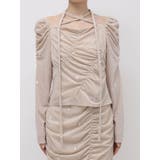 【セットアップ対応】フラワーシシュウベロアトップス | dazzlin | 詳細画像32 