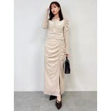 【セットアップ対応】フラワーシシュウベロアトップス | dazzlin | 詳細画像8 