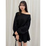 【20周年記念復刻！/セットアップ対応】ビジュースリーブカットプルオーバー | dazzlin | 詳細画像15 