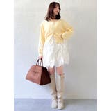 プレートシンプルカーディガン | dazzlin | 詳細画像6 