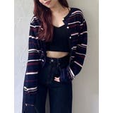 ミックス | プレートシンプルカーディガン | dazzlin