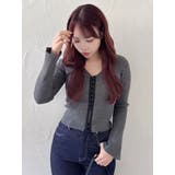 フロントホックニットカーディガン | dazzlin | 詳細画像12