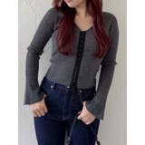 フロントホックニットカーディガン | dazzlin | 詳細画像2