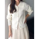 アイボリー | ビックカラーカーデ | dazzlin