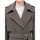 2WAYカラーウールライクトレンチコート | dazzlin | 詳細画像45 