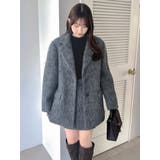 【WEB限定カラーあり】ヘアリーミドルジャケット | dazzlin | 詳細画像11