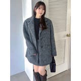 【WEB限定カラーあり】ヘアリーミドルジャケット | dazzlin | 詳細画像12