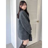 【WEB限定カラーあり】ヘアリーミドルジャケット | dazzlin | 詳細画像14