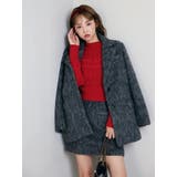 【WEB限定カラーあり】ヘアリーミドルジャケット | dazzlin | 詳細画像2