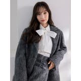 【WEB限定カラーあり】ヘアリーミドルジャケット | dazzlin | 詳細画像3