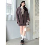 【WEB限定カラーあり】ヘアリーミドルジャケット | dazzlin | 詳細画像35