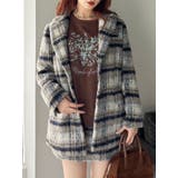 ネイビー | 【WEB限定カラーあり】ヘアリーミドルジャケット | dazzlin