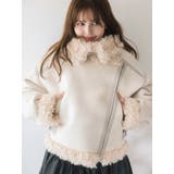 ビッグカラームートンブルゾン | dazzlin | 詳細画像10