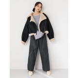 ビッグカラームートンブルゾン | dazzlin | 詳細画像12