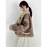 ビッグカラームートンブルゾン | dazzlin | 詳細画像43