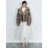 ビッグカラームートンブルゾン | dazzlin | 詳細画像45