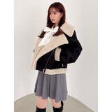 ビッグカラームートンブルゾン | dazzlin | 詳細画像5