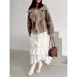 ビッグカラームートンブルゾン | dazzlin | 詳細画像50