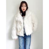 パールチェーンエコファーブルゾン | dazzlin | 詳細画像10