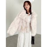 パールチェーンエコファーブルゾン | dazzlin | 詳細画像23