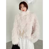 パールチェーンエコファーブルゾン | dazzlin | 詳細画像25