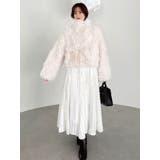 パールチェーンエコファーブルゾン | dazzlin | 詳細画像27