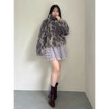 パールチェーンエコファーブルゾン | dazzlin | 詳細画像30