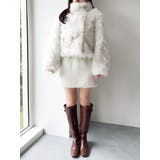 パールチェーンエコファーブルゾン | dazzlin | 詳細画像33