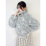 パールチェーンエコファーブルゾン | dazzlin | 詳細画像39