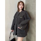 【20周年記念復刻!】ボアフレンチブルゾン | dazzlin | 詳細画像27