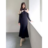 ドッキングバルーンネックニットワンピース | dazzlin | 詳細画像11 