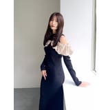 ドッキングバルーンネックニットワンピース | dazzlin | 詳細画像12 