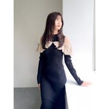 ドッキングバルーンネックニットワンピース | dazzlin | 詳細画像14 