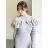 ドッキングバルーンネックニットワンピース | dazzlin | 詳細画像18 