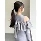 ドッキングバルーンネックニットワンピース | dazzlin | 詳細画像19 