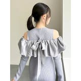 ドッキングバルーンネックニットワンピース | dazzlin | 詳細画像20 