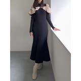 ドッキングバルーンネックニットワンピース | dazzlin | 詳細画像3 