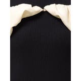 ドッキングバルーンネックニットワンピース | dazzlin | 詳細画像37 