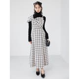 【追加生産分】ビッグリボンレイヤードワンピース | dazzlin | 詳細画像3 