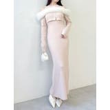 オフショルファードッキングニットワンピース | dazzlin | 詳細画像21 