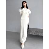 オフショルファードッキングニットワンピース | dazzlin | 詳細画像33 