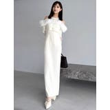 オフショルファードッキングニットワンピース | dazzlin | 詳細画像47 