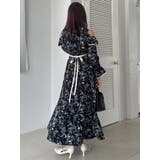 オープンショルダーフラワープリーツワンピース | dazzlin | 詳細画像12 