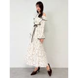 オープンショルダーフラワープリーツワンピース | dazzlin | 詳細画像26 