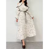 オープンショルダーフラワープリーツワンピース | dazzlin | 詳細画像27 