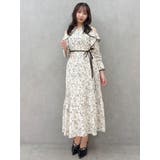 オープンショルダーフラワープリーツワンピース | dazzlin | 詳細画像30 